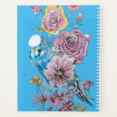 ブルーブジーバラウォーターカラーバードプランナー プランナー手帳 (裏面)