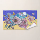 ブルーブジー仲間かわいいブルーイエロータオルセット バスタオルセット (ハンドタオル)