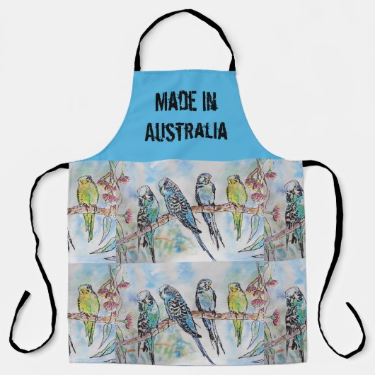 ブルーブジー・バジー・アート,オーストラリアのエプロンで作られる エプロン (正面)