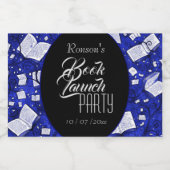 ブルーブックの起動パーティー スパークリングワインラベル (シングルラベル)