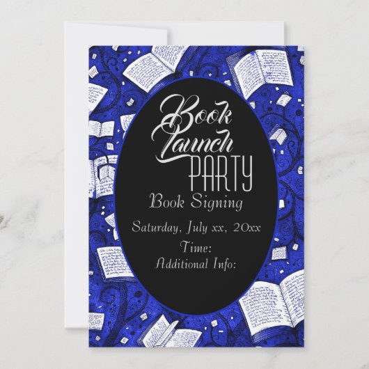 ブルーブックの起動パーティー 招待状 (正面)