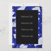 ブルーブックの起動パーティー 招待状 (裏面)