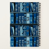 ブルーブックシェルフヴィンテージブックカスタムノートブック ノートブック (裏面)