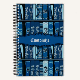 ブルーブックシェルフヴィンテージブックカスタムノートブック ノートブック
