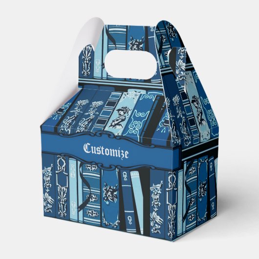 ブルーブックシェルフヴィンテージブックゲーブル フェイバーボックス (正面サイド)