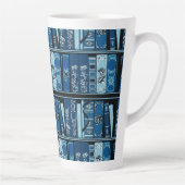 ブルーブックシェルフヴィンテージブック カフェラテマグ (右)