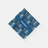 ブルーブックシェルフヴィンテージブック スタンダードカクテルナプキン (角)