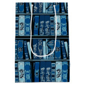 ブルーブックシェルフヴィンテージブック ミディアムペーパーバッグ (裏面)