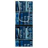 ブルーブックシェルフヴィンテージブック ワインギフトバッグ (正面)