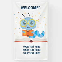 ブルーブックワームテーマバナー 横断幕