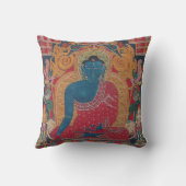 ブルーブッダ装飾用クッション クッション (裏面)