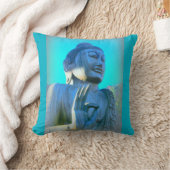 ブルーブッダ クッション (ブランケット)