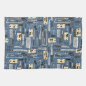 ブルーブッチャーナイフ キッチンタオル (横)