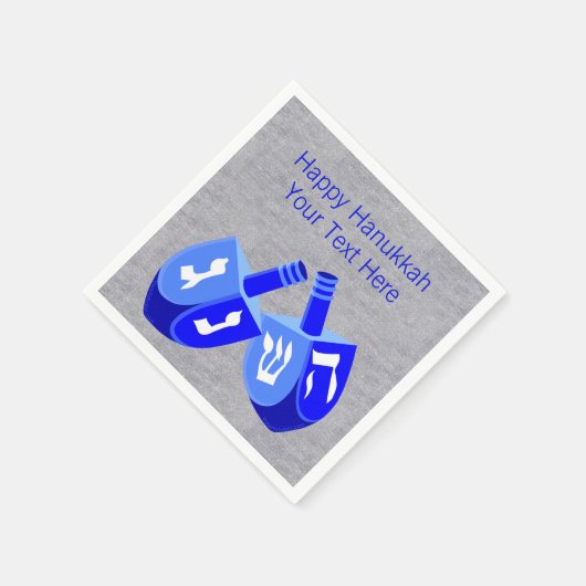 ブルーブライトパーティーにはっきりしたハヌカー諸島 スタンダードカクテルナプキン (角)