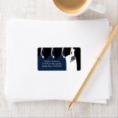 ブルーブライド&ブリデスメイド差出人住所ラベル ラベル (インサイチュ)