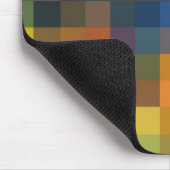 ブルーブラウンスクウェアマウスパッド マウスパッド (コーナー)