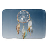 ブルーブラウンターコイズドリームキャッチャー バスマット (正面)