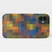 ブルーブラウンチェックケースメイトiPhone 5かろうそこに Case-Mate iPhoneケース (裏面(横))