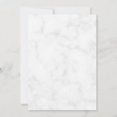 ブルーブラウンテディベアホットエアバルーンボーイ 招待状 (裏面)