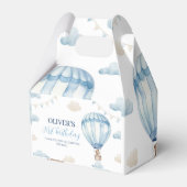 ブルーブラウンテディベア誕生日お願いボックス フェイバーボックス (裏面サイド)