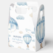 ブルーブラウンテディベア誕生日お願いボックス フェイバーボックス (オープン)