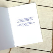 ブルーブラウン素朴ツリーズ社ホリデーカード カード