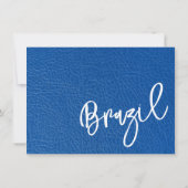 ブルーブラジ王室のルパスポート サンキューカード (裏面)