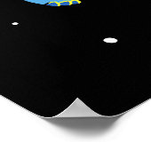 ブルーブラチオサウルスディノスイン宇宙 ポスター (角)