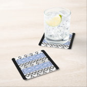 ブルーブラックコースター スクエアペーパーコースター (インサイチュ)