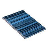 ブルーブラックストライプ ノートブック (右側)