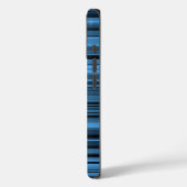 ブルーブラックストライプ Case-Mate iPhoneケース (裏面 / 左)