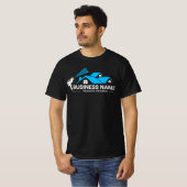 ブルーブラックハウスの高圧洗浄サービス Tシャツ (正面フル)