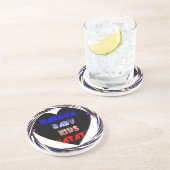 ブルーブラックハクナマタタベビーキッズデザイン.png コースター (側面)