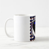 ブルーブラックハクナマタタベビーキッズデザイン.png コーヒーマグカップ (左)