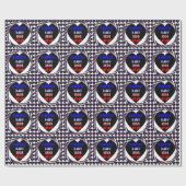 ブルーブラックハクナマタタベビーキッズデザイン.png ラッピングペーパー (フラット)