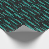 ブルーブラックバラクーダフィッシュ ラッピングペーパー (角)