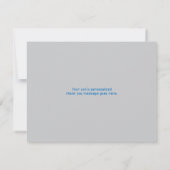 ブルーブラックビデオゲームゲーマーバー(ユダヤ教の)バル・ミツバーありがとう サンキューカード (裏面)