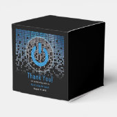 ブルーブラックビデオゲームゲーマーバー(ユダヤ教の)バル・ミツバー フェイバーボックス (裏面サイド)