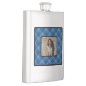 ブルーブラックプライド写真ステンレススチールフラスコ フラスク (右)