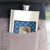 ブルーブラックプライド写真ステンレススチールフラスコ フラスク (インサイチュ)