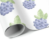 ブルーブラックベリーの果実 ラッピングペーパー (ロールコーナー)