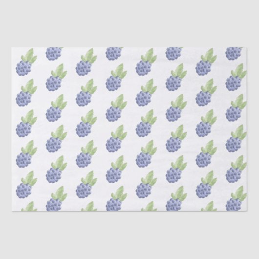 ブルーブラックベリーの果実 薄葉紙 (正面)