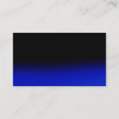 ブルーブラックベージュプロフェッショナルアーティスト名刺 名刺 (裏面)
