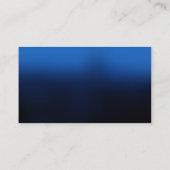 ブルーブラックモダンコンサルタントの名刺 名刺 (裏面)