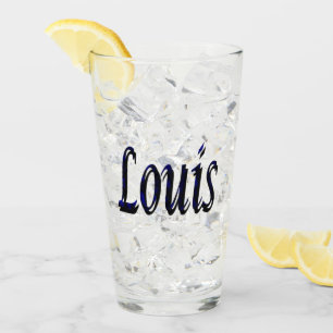 ブルーブラックルイスのロゴ タンブラーグラス