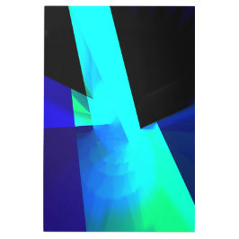 ブルーブラック抽象芸術テクスチャメタル メタルプリント