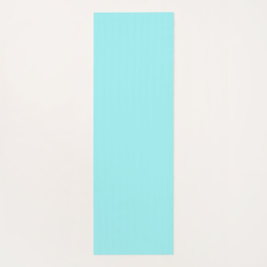 ブルーブラック海ウェーブズハワイモノグラム ヨガマット (裏面)