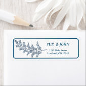 ブルーブランチ差出人住所ラベル ラベル (インサイチュ)