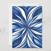 ブルーブリスオーガニックフローラブライダルシャワー 招待状 (裏面)