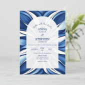 ブルーブリスオーガニックフローラ結婚ズ 招待状 (スタンド正面)